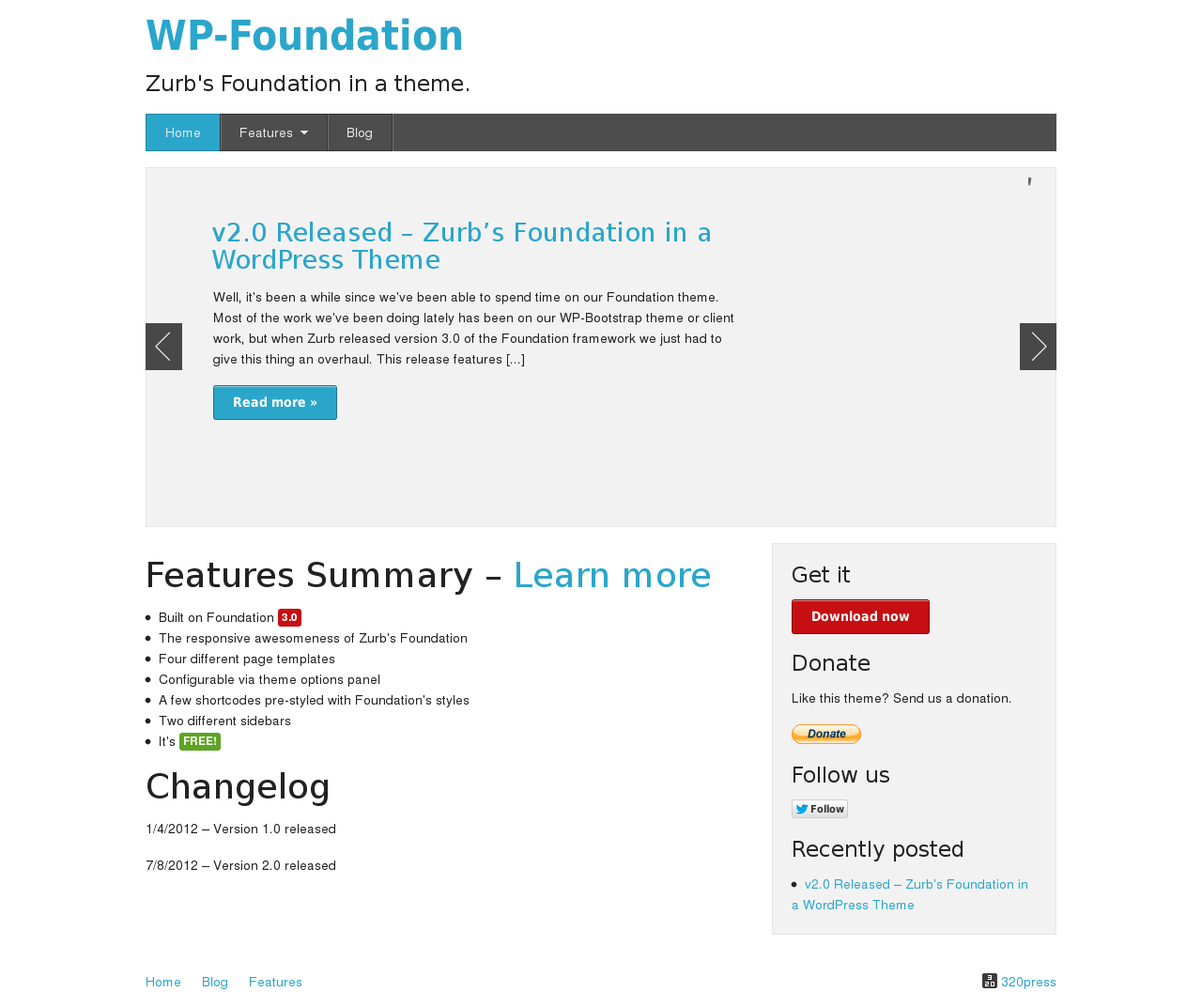 Recent posting. Foundation фреймворк. Foundation CSS. WORDPRESS Theme Framework. Web Foundation.
