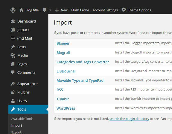 Import-the-Content-to-Another-WordPress-site
