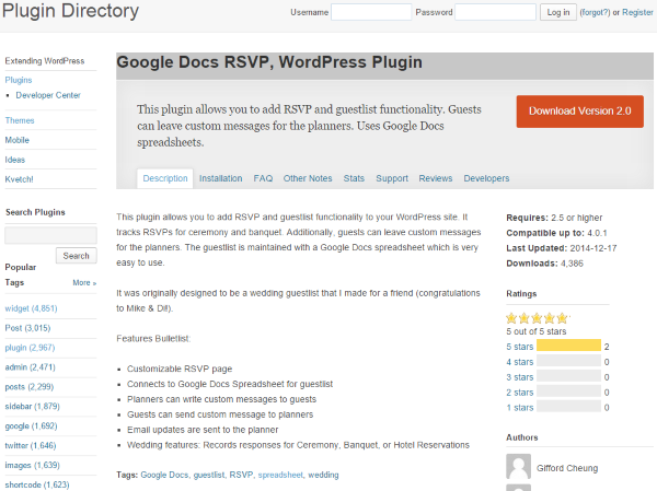 RSVP-WordPress-Plugin