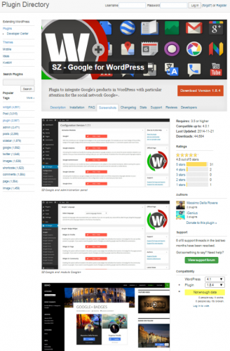 SZ-Google-for-WordPress