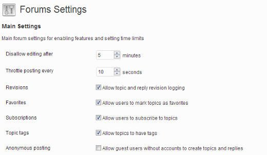 bbpress-forum-settings