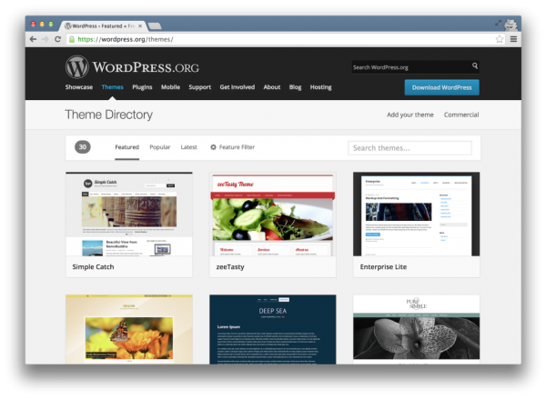 wordpress-theme-directory