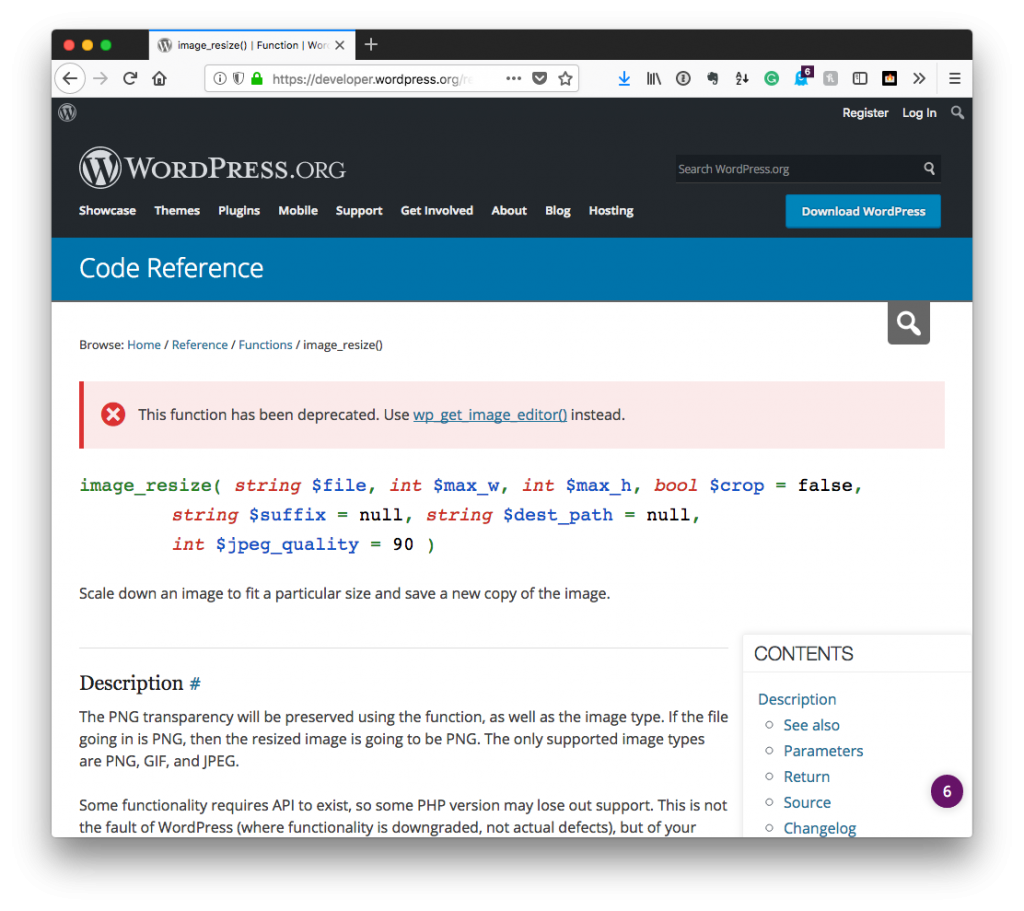 Функция php some. Https://WORDPRESS.org. Reference code. Wordpress functions